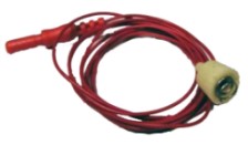 Paquet de 25 électrodes à usage unique en acier en forme de ressort à visser et protégée