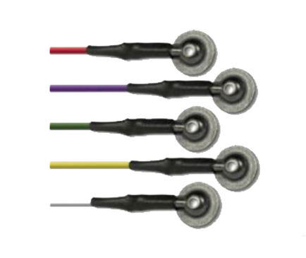 Paquet de 10 câbles (couleurs différentes), longueur 150 cm, en polyuréthane (PU)