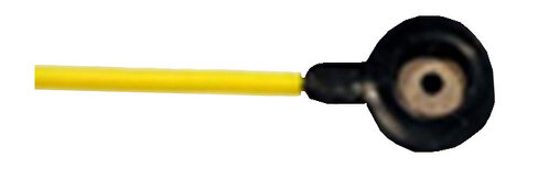 Paquet de 10 électrodes cupules 10 mm sintérisées Câble en polyuréthane (PU), longueur 150 cm,