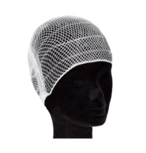 Paquet de 10 casques filet spécial à patient unique pour le maintien des électrodes sur la tête du patient.