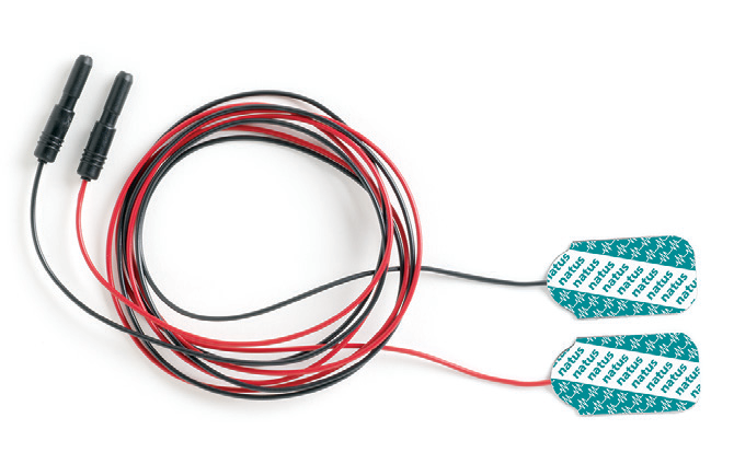 ÉLECTRODE ADHÉSIVE-L 1 M-1,5MM TP- 24 PAIRES/PK USAGE UNIQUE,