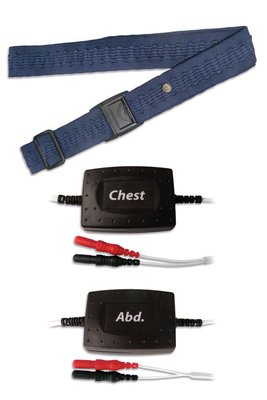 KIT 2 CEINTURES RÉGLABLES PRI-2CABLES:THORAX+ABDO CEINTURES POUR PRI RÉUTILISABLE-FICHE 1,5MM TP