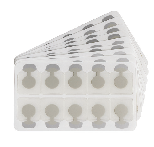 ELECTRODE ADHÉSIVE NUTAB AG/AGCL- 100/PK NUTAB - REQUIERT DES FILS PINCE CROCO , (10X10)