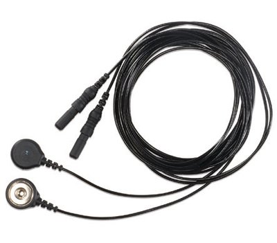 FIL BOUTON PRESSION-L 1,5M-NOIR-2/PK REUTILISABLE - FICHE 1,5MM TP