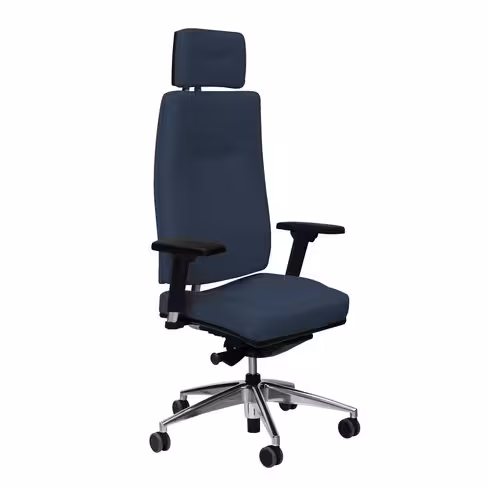 Fauteuil de bureau Edgar - cuir - avec appui-tête