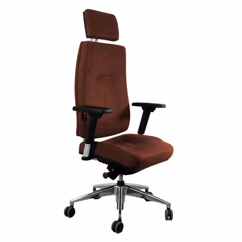Fauteuil de bureau Edgar - microfibre - avec appui-tête