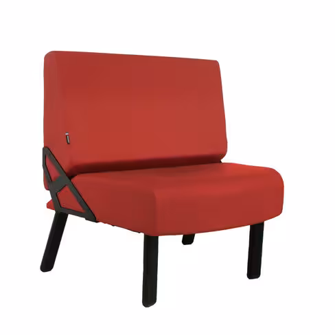 Chauffeuse d'angle ouvert My Maxence - unicolore - textile enduit