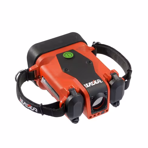 Caméra thermique Leader TIC 3.1 - 1 bouton, 2 batteries, 2 modes couleur Fire, Search avec sangles latérales