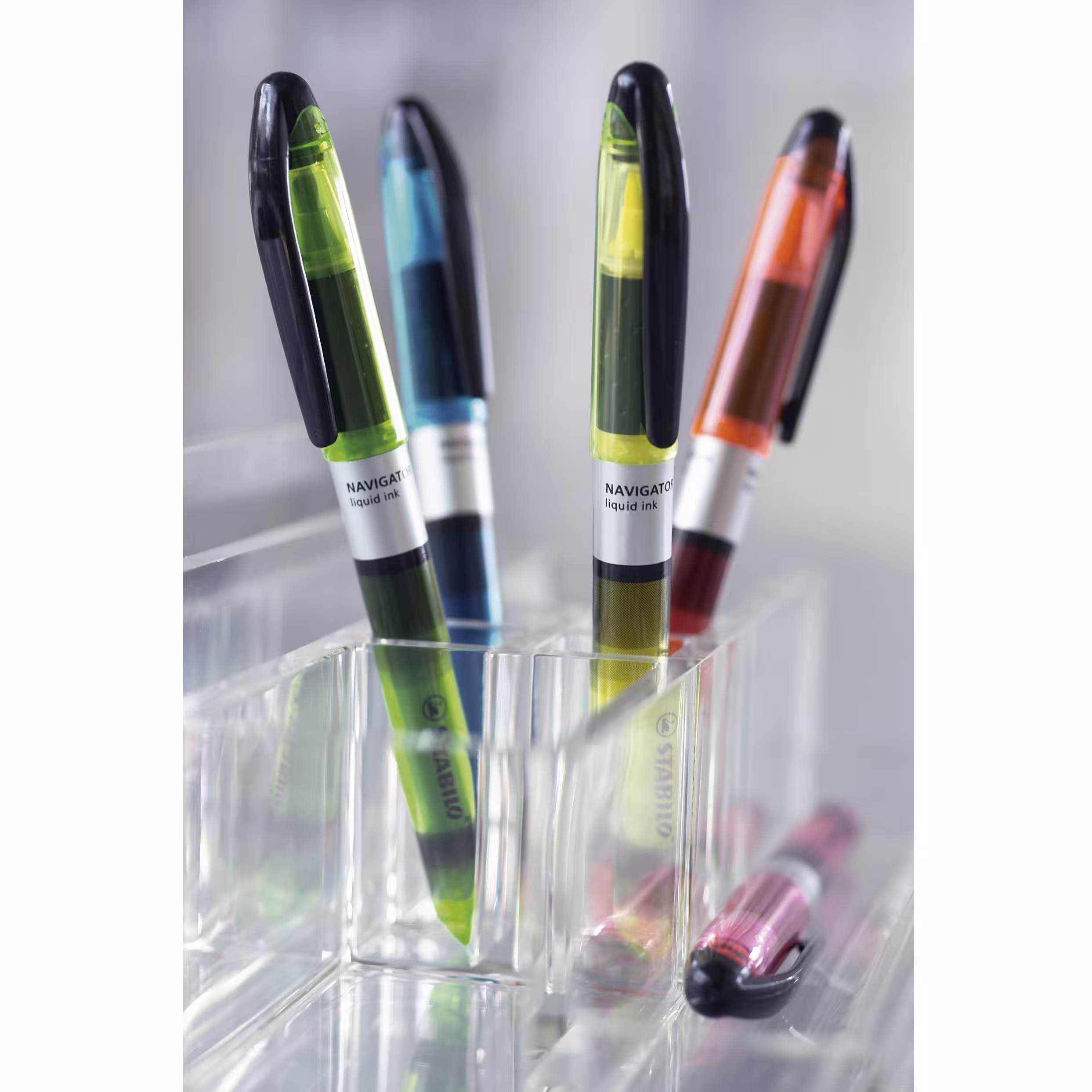 Surligneur Stabilo Navigator - pointe biseautée - 1 à 3,5 mm