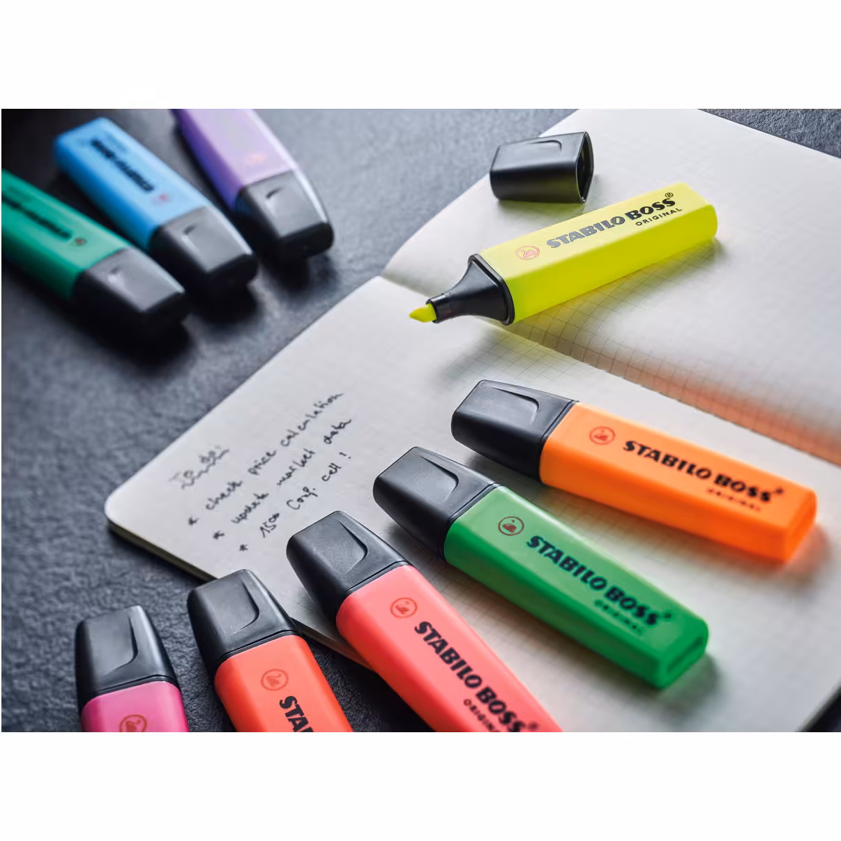 Surligneur Stabilo Boss Original - coloris assortis - lot de 6