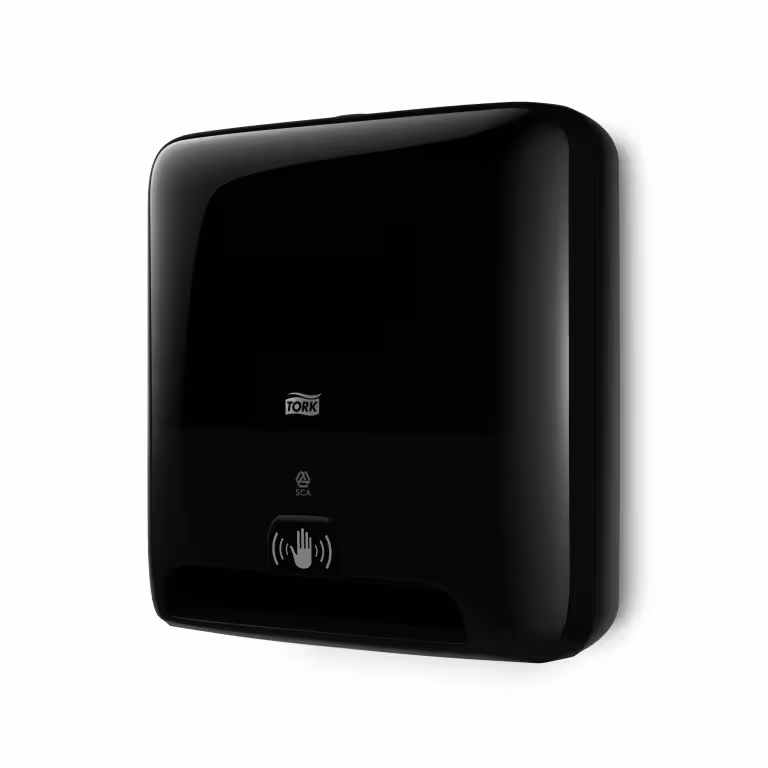 Distributeur essuie-main Intuition pour bobine Matic - plastique noir