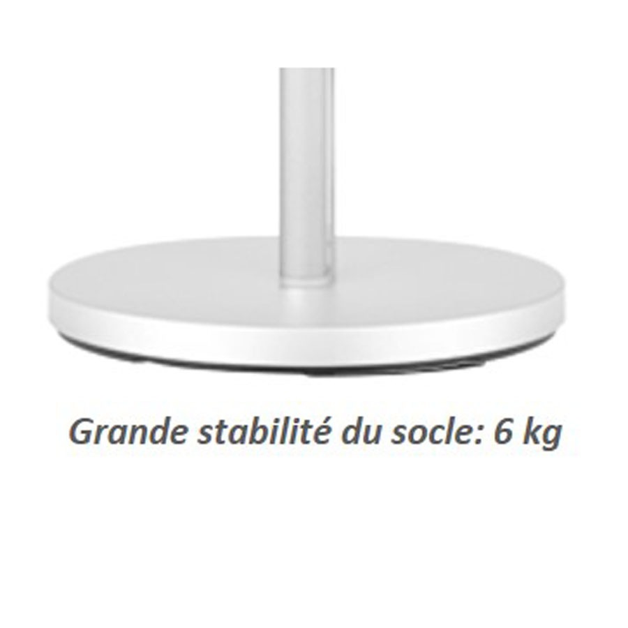 Lampadaire de bureau LED Pryska - blanc