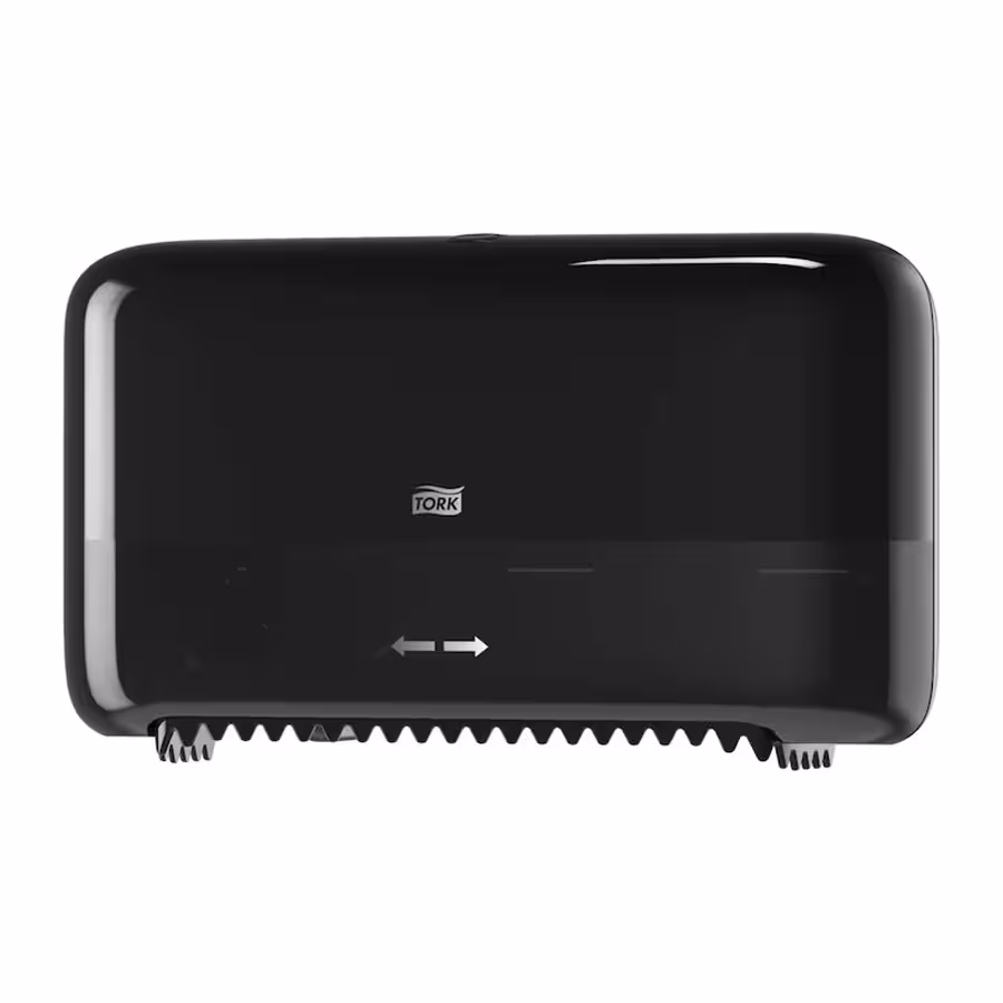 Distributeur papier toilette Mid-size - plastique noir