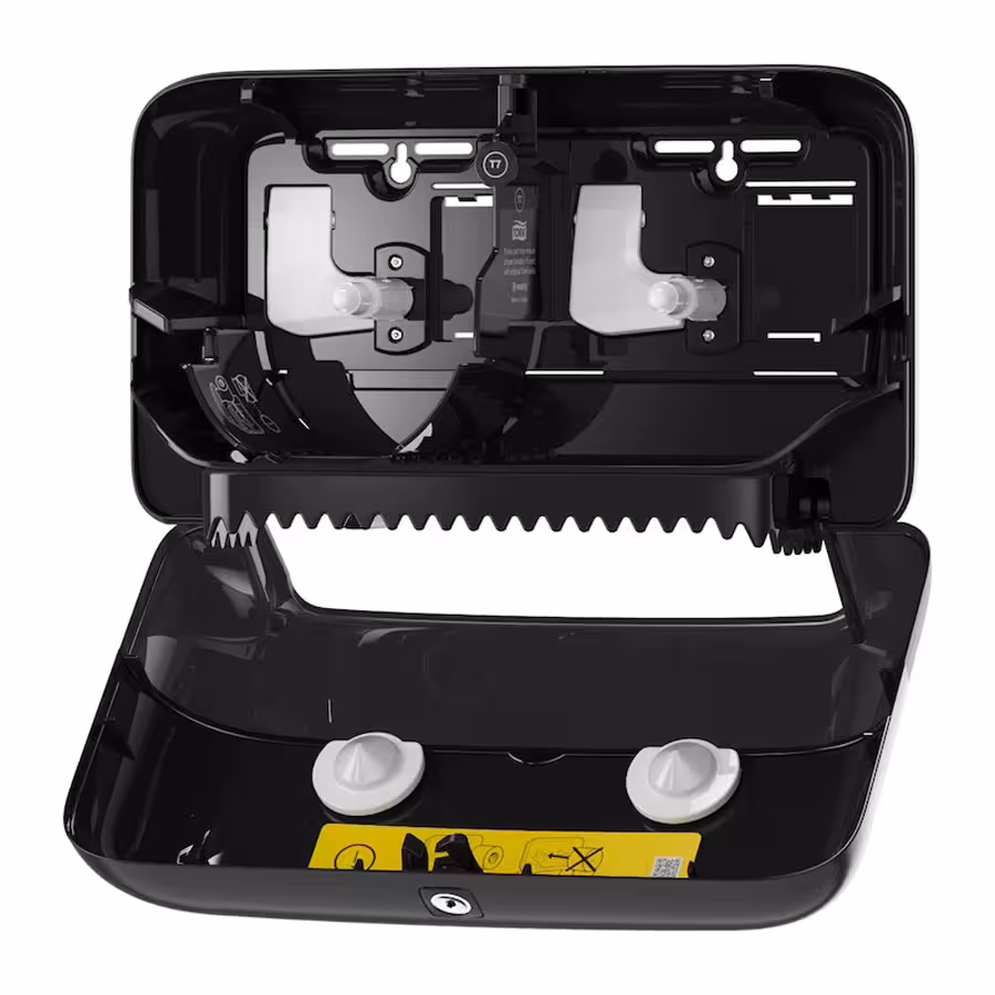 Distributeur papier toilette Mid-size - plastique noir