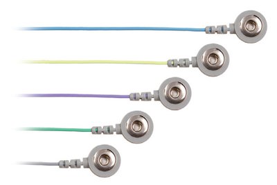 FIL BOUTON PRESSION-L3M- 5/PK (5 COULEURS) REUTILISABLE - FICHE 1,5MM