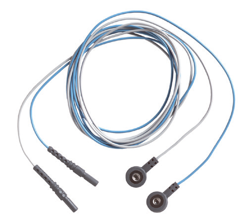 FIL BOUTON PRESSION-L1,52M- 2/PK REUTILISABLE - FICHE 1,5MM TP