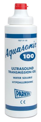 GEL À ULTRASONS AQUASONIC 100- .25 LITER BOTTLE GEL