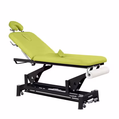 Table électrique 2 plans Ecopostural -dossier proclive+ têtière amovible