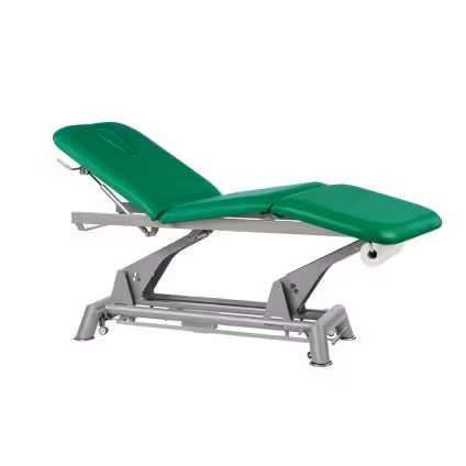 Table électrique 3 plans dossier proclive - Ecopostural 198x62x47-98 cm - Poids max. utilisateur : 250 kg