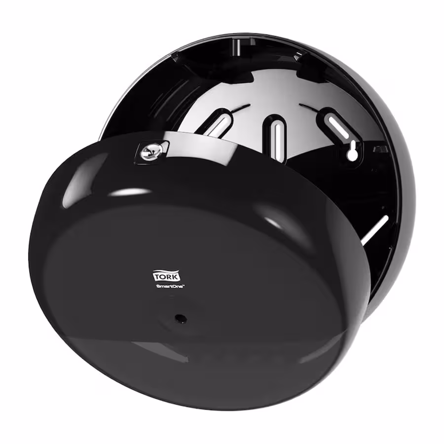 Distributeur papier toilette en rouleau SmartOne - plastique noir