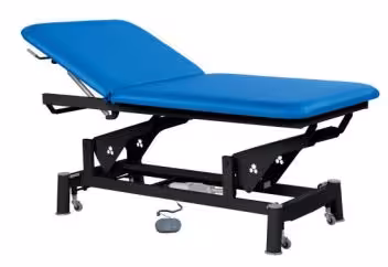 Table Bobath électrique Ecopostural 2 plans - 185 x 100 cm Pédale - 4 Roulettes - Densité 25 kg / m3