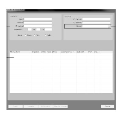 DICOM QUERY/RETRIEVE SCU. Récupération d'images archivée dans une archive numérique