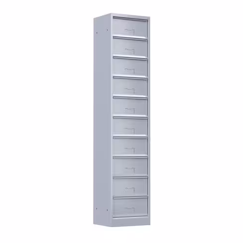 Classeur à clapets - 10 cases sans serrure