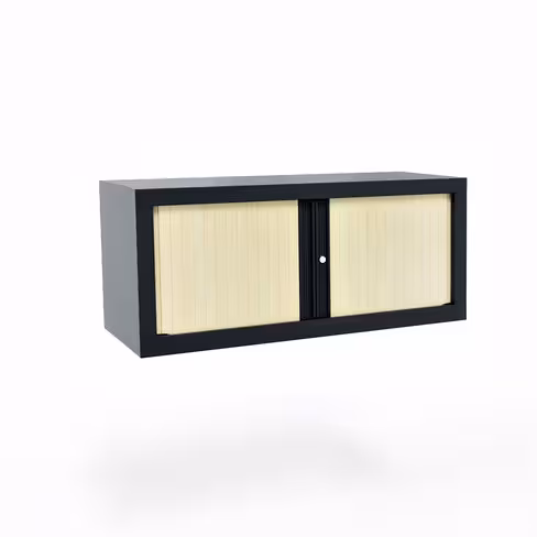 Rehausse métallique Etic - h. 44 x l. 100 cm - décor bois - fermeture rideaux