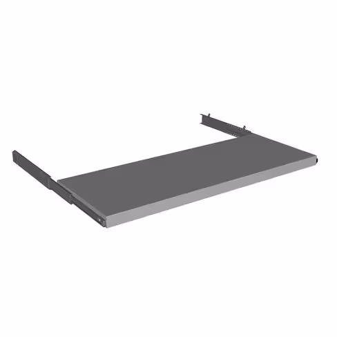 Tablette métallique extractible Etic - pour amoire l. 100 x pr. 43 cm