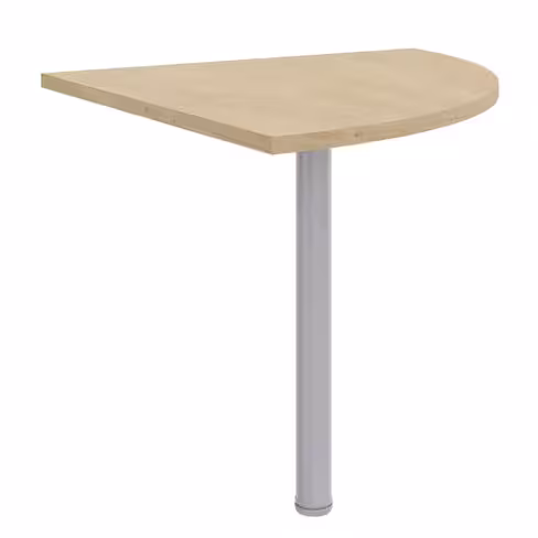 Angle de liaison 90° Majesty - l. 80 x pr. 80 cm - 1 pied - sans voile de fond