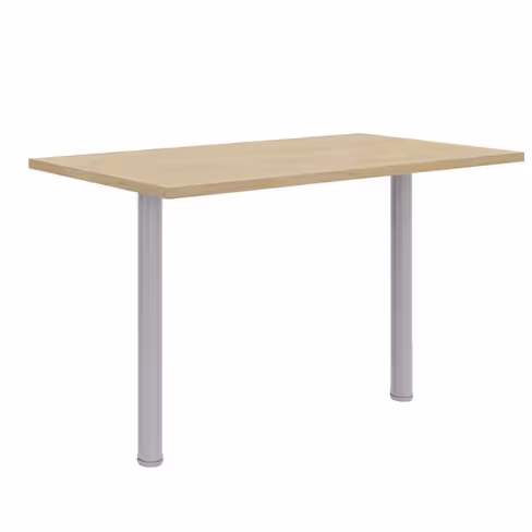 Retour pour bureau droit Majesty sur pied - l. 120 x pr. 60 cm