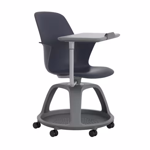 Fauteuil mobile Node - polypropylène - tablette de travail et support tablette tactile