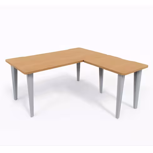 Bureau droit Evidence - l. 160 x pr. 80 cm + retour l. 80 x pr. 60 cm