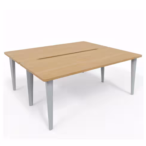 Ensemble 2 bureaux droits Evidence - l. 180 x pr. 80 cm