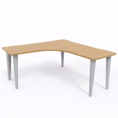 Bureau compact 90° symétrique Evidence - l. 160 x pr. 60 cm