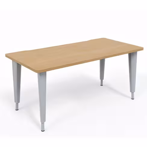 Bureau droit Evidence - l. 160 x pr. 80 cm - piétement réglable en hauteur