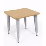 Bureau droit Evidence - l. 80 x pr. 80 cm - piétement réglable en hauteur