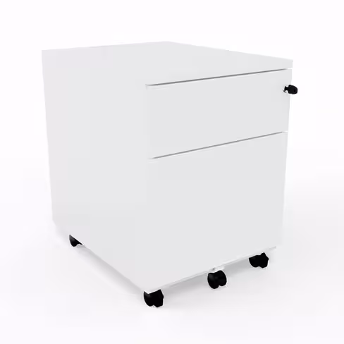 Caisson mobile Evidence - 1 tiroir plat + 1 tiroir dossiers suspendus