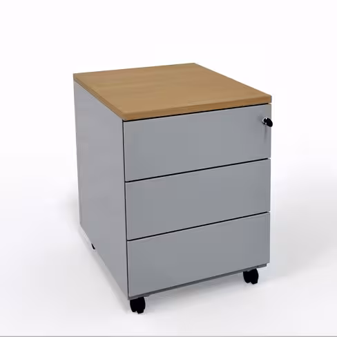 Caisson mobile Evidence - 3 tiroirs plats - avec coiffe