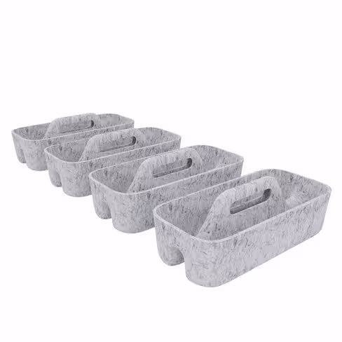 Boîte de rangement transportable Flex - lot de 4