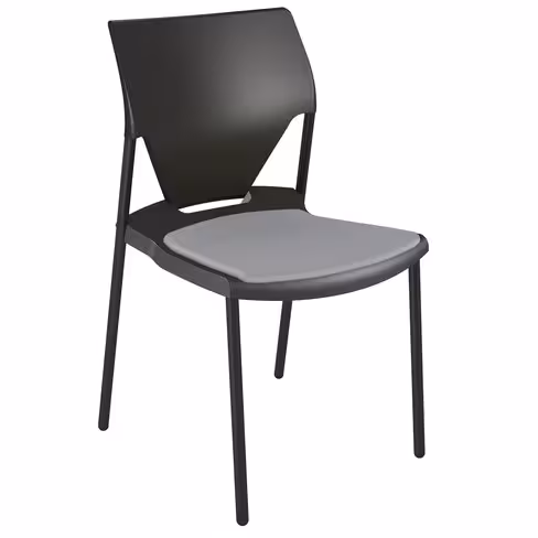 Chaise 4 pieds Ioko - polypropylène - placet d'assise TE - pieds époxy - empil. - accro. - lot de 4