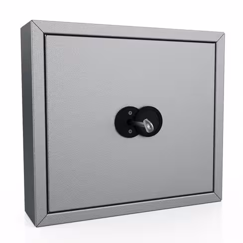 Armoire forte pour clés - 30 crochets - serrure à clé