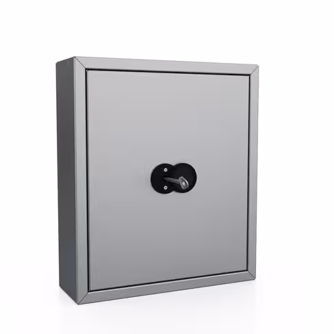 Armoire forte pour clés - 100 crochets - serrure à clé