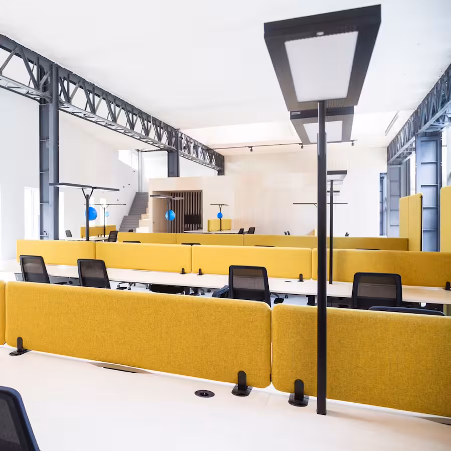 Lampadaire LED Ludic Touch sur presse - double tête déportée simultané - détecteur de mouvement et luminosité