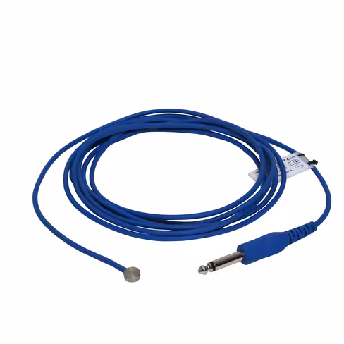Sonde de T°C cutanée GE adulte/pédia - l. 3 m - Ø 9,5 mm - réutilisable autoclavable - l'unité