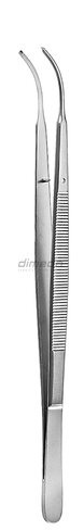 GERALD Pince, courbee, 1x2 dents, 18cm