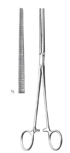 SAROT pince-clamp pour bronches droite 24cm