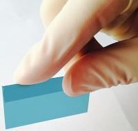 Couteau plastique (pet), 38 x 19 x 0,27 mm pour gel x 100