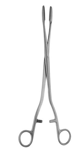 SIMS-MAIER pince à pansements avec cremaillere courbee 28cm