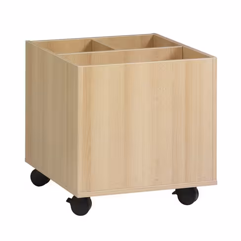 Bac à albums mobile Némo - h. 50 cm - hêtre miel